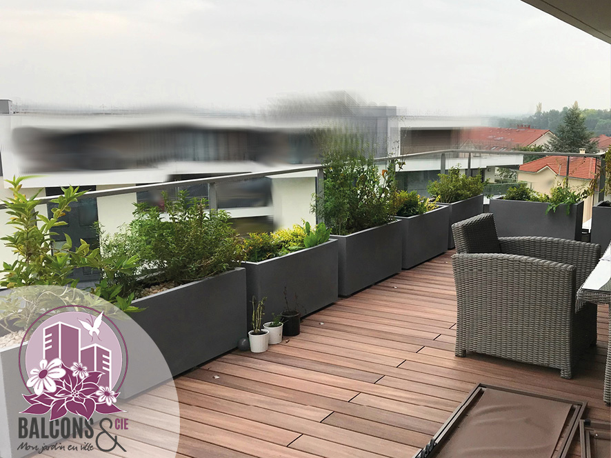 Amenagement D Une Terrasse En Attique A Thoiry Balcons Cie