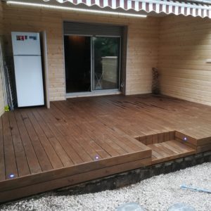 Sol platelage bois kebony terrasse bois pays-de-gex prévessin cessy gradconcept