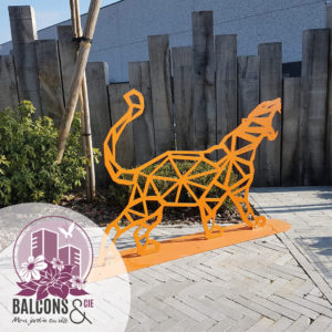 décoration jardin pays-de-gex paysagiste extérieur jardinier jardinerie mobilier balcon animaux en aluminium