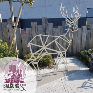 décoration jardin pays-de-gex paysagiste extérieur jardinier jardinerie mobilier balcon animaux en aluminium