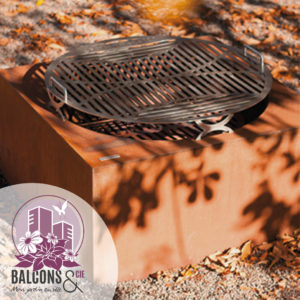 décoration jardin pays-de-gex paysagiste extérieur jardinier jardinerie rouillé fleur mobilier brasero four barbecue